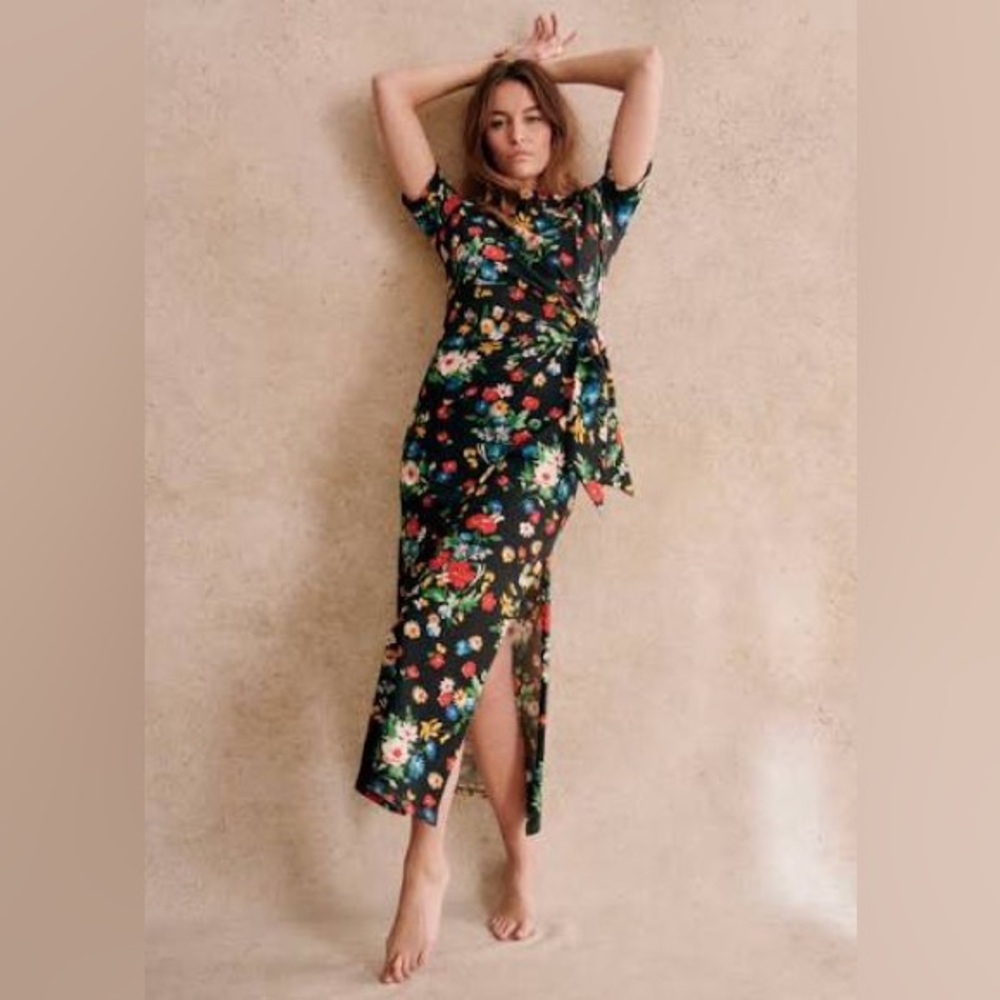 Sezane Pippa Dress in Multicolored Flowers